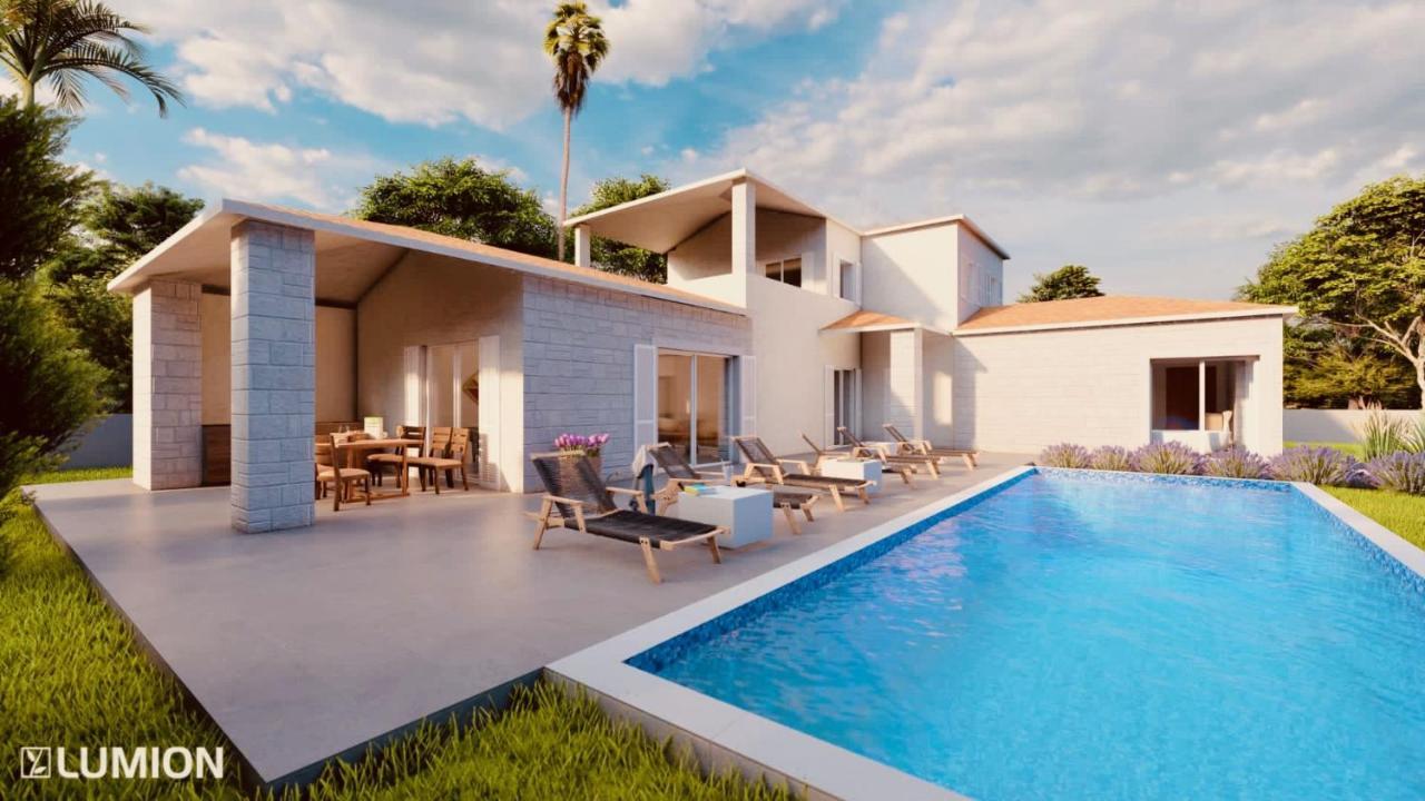 Villa Maslinik Kaštelir Buitenkant foto