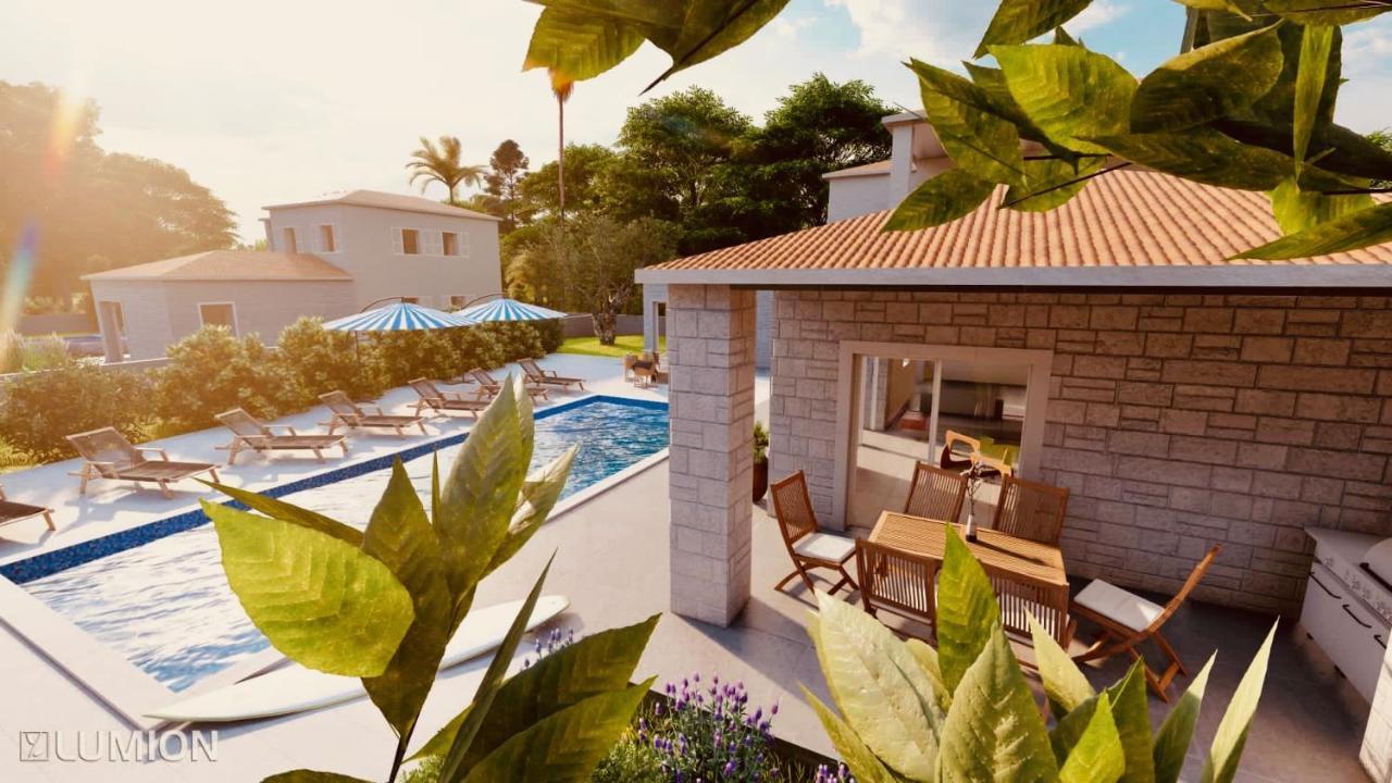 Villa Maslinik Kaštelir Buitenkant foto