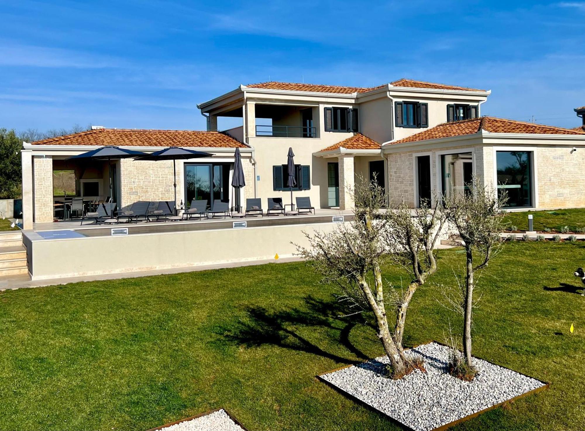 Villa Maslinik Kaštelir Buitenkant foto